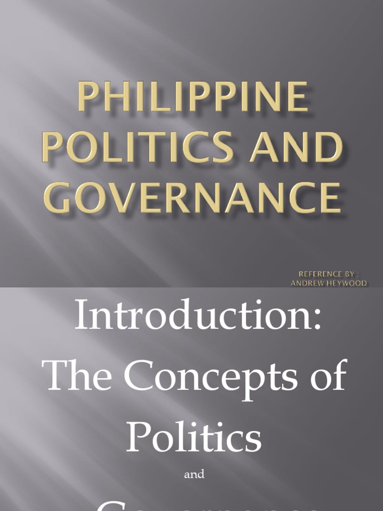 Concepts of Politics and Governance | PDF | Political Science | Family