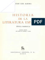 ALBORG Juan Luis - Historia de La Literatura Española II Epoca Barroca PDF
