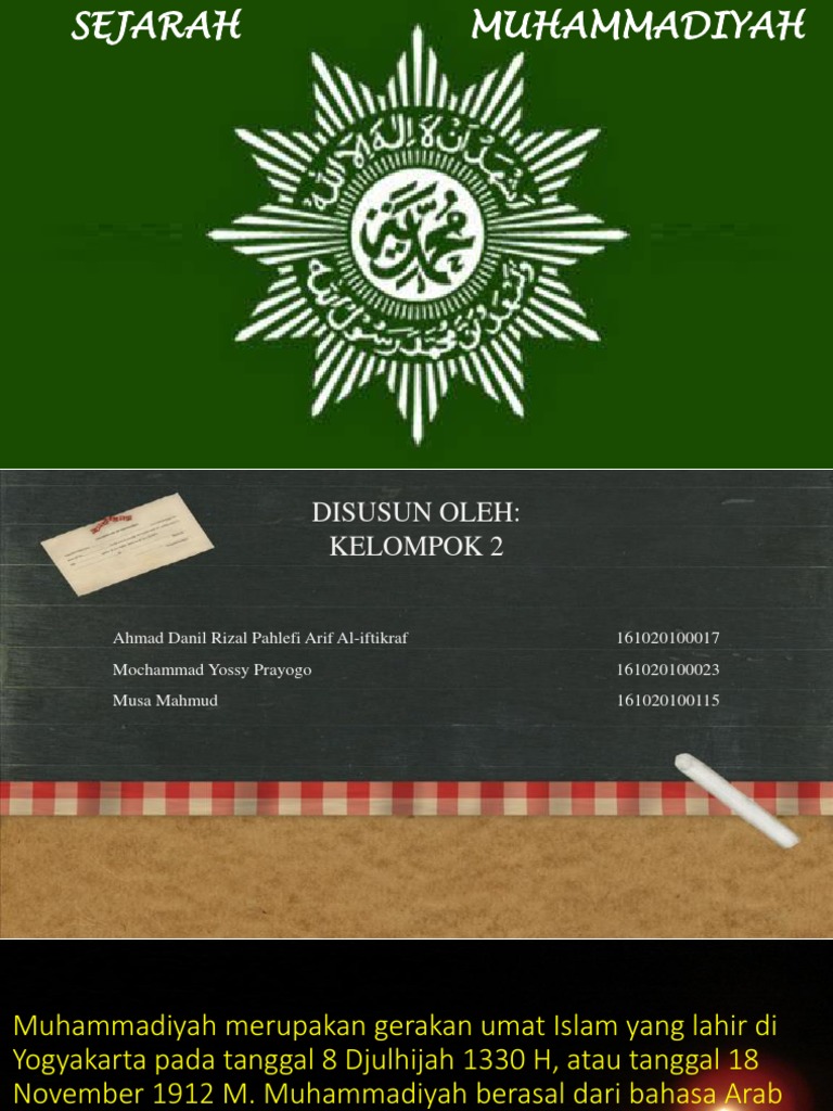 sejarah Muhammadiyah ppt - 1608105243?v=1
