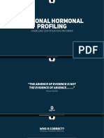 Personal Hormonal Profiling - Personal Trainer Opleiding OVERLOAD WORLDWIDE