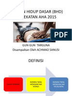 Konsep Bantuan Hidup Dasar (BHD) - Aha 2015-1