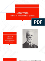 Henri Fayol: Father of Modern Management