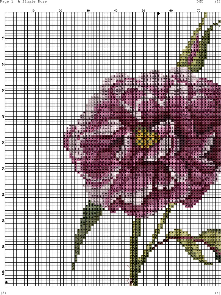 A Single Rose PNK Kirova PDF | PDF | Textile Arts | Handicrafts