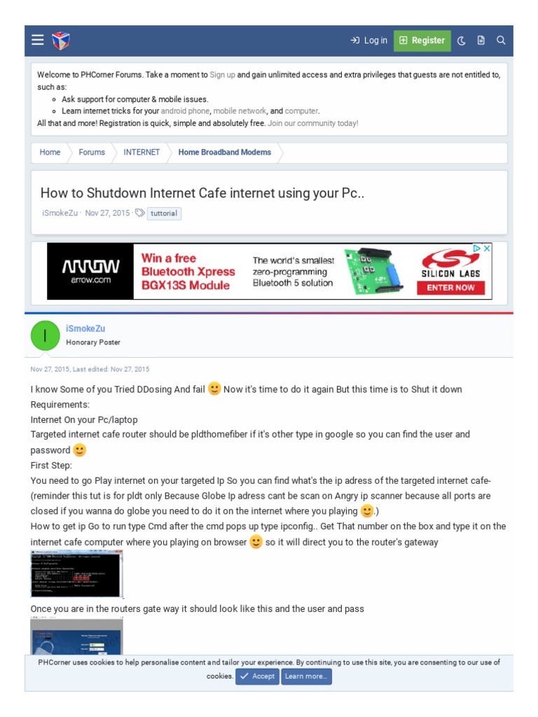 WWW Phcorner Net Threads 109602 | PDF | Internet | Ip Address