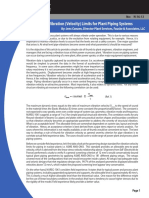 N-16-13 - A Rule of Thumb For Vibration (Velocity) Limits For Plant Piping Systems