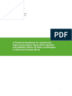 A Practical Handbook For Conserving High Conservation Value HCV Species and Habitats Within Oil Palm Landscapes in West and Central Africa