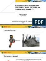 Analisis Thermovisi Untuk Menemukan Hotpoint Pada Gardu Induk 150 KV Pedan Dengan Menggunakan Bahasa Pemrograman C#