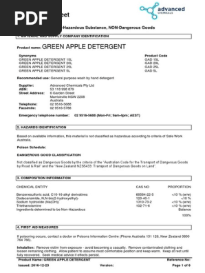 Safety Data Sheet