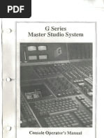 SSL 9000J Manual | Audio Electronics | Sound Technology