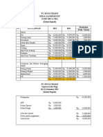 Tugas Laporan Anggaran Kas - Budgeting - Nurcholifah 2016353674