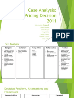 Case Analysis: Netflix: Pricing Decision 2011: Group 3