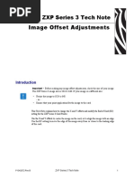Zebra ZXP Offsets | PDF | Printer (Computing) | Computing