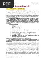 Reumatologia (P1+P2) - 6°P