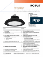 SONIC 100W, 150W & 200W, 5000K LED HIGHBAY, IP65, 1M Flex and Swift Connector, 1-10V Dimmable