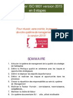 Passage Iso 9001 2015 en 8 Etapes