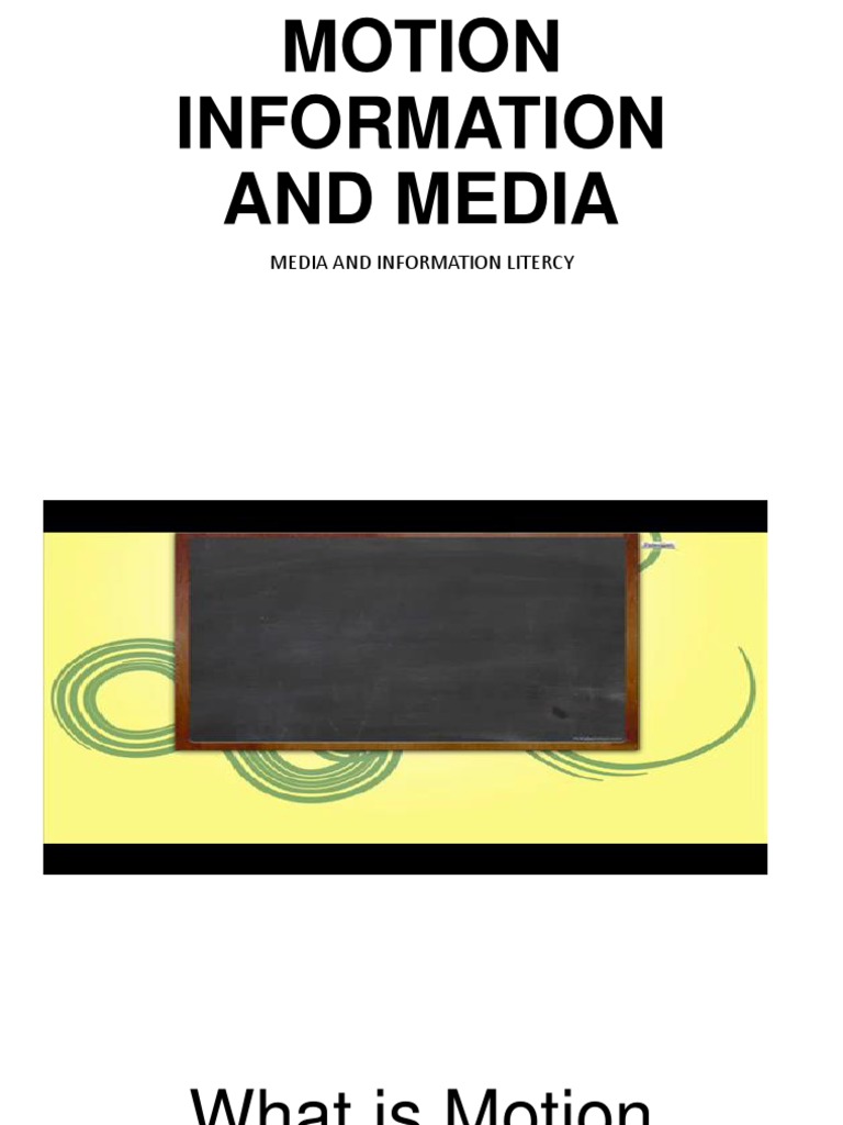 MOTION MEDIA ESSENTIALS PDF Mass Media Video
