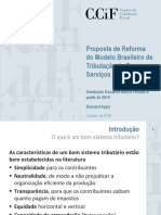 Proposta de Reforma Do Modelo Brasileiro de Tributacao de Bens e Servicos - Appy