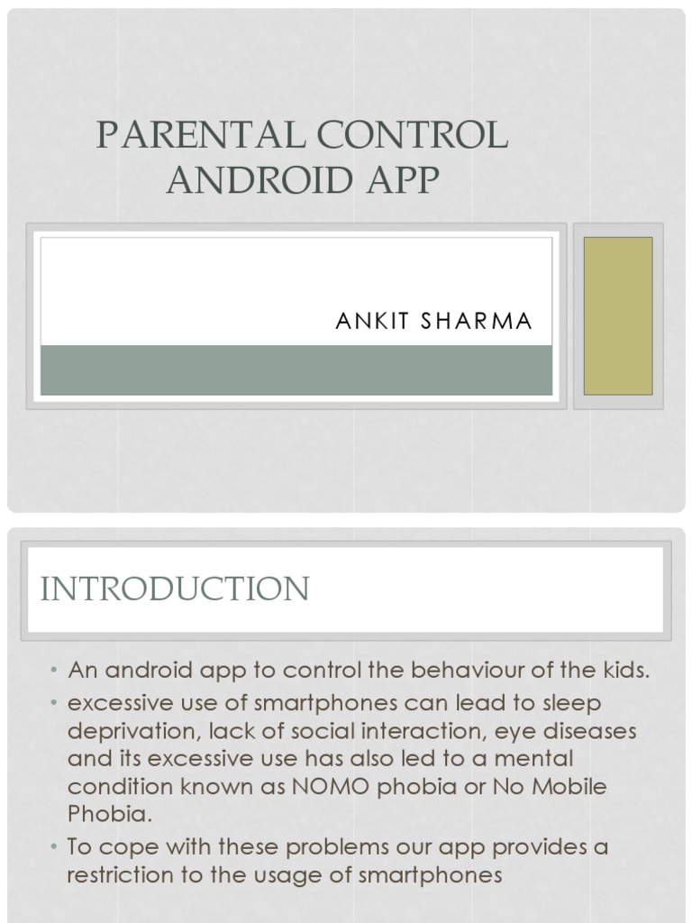 Parental Control App for Parents | PDF