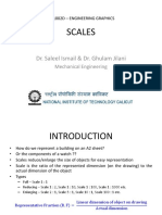 Engineering Graphics Scale Types - Full, Reducing, Enlarging, Plain, Diagonal, Vernier