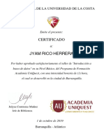 Certificado Nivel Bsico PDF