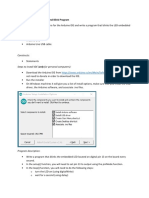 Description: Set Up The Software For The Arduino IDE and Write A Program That Blinks The LED Embedded Supplies