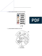 Prueba Ii Ciencias Naturales 1°