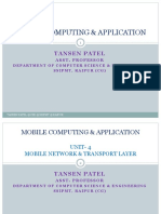 Mobile Computing & Application: Tansen Patel