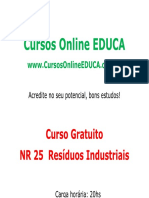 Curso NR 25 Residuos Industriais Edc 85667