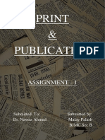 Print and Publication Newspapers