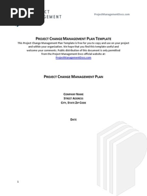 Change Management Plan