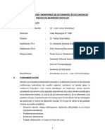 Plan de Monitoreo de Estudiante en Situacion de Riesgo de Abandono Escolar