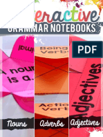 Grammar Interactive Notebook Freebie