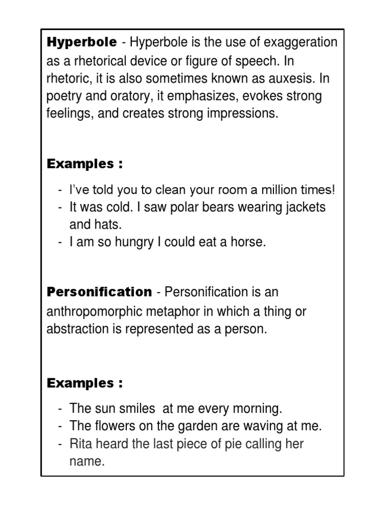 Understanding Hyperbole in Rhetoric | PDF