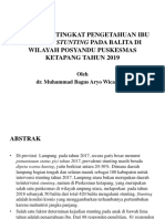 Gambaran Tingkat Pengetahuan Ibu Tentang Stunting Pada Balita