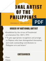 National Artist of The Philippines