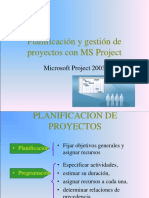 Presentación MS PROJECT
