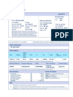 Integrated Travel Document Boarding Pass