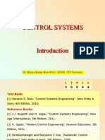 Control Systems: Dr. Malaya Kumar Hota (Prof.), SENSE, VIT University