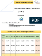 Central Sanctioning and Monitoring Committee (CSMC) : Pradhan Mantri Awas Yojana (Urban)