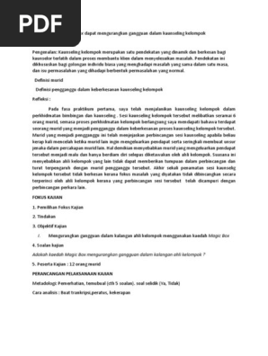 Proposal Kajian Tindakan Pdf