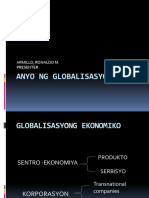 Anyo NG Globalisasyon TNCs