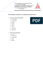 Kisi Kisi Olmat XV Olmat Junior V PDF