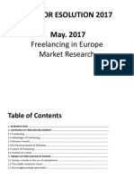 © Indor Esolution 2017 May. 2017: Freelancing in Europe Market Research
