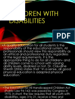 Children With Disabilities