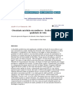 Obesidade Mórbida em Mulheres Estilo Alimentar e Qualidade de Vida