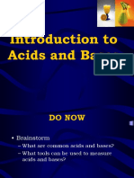 Introduction To Acids and Bases