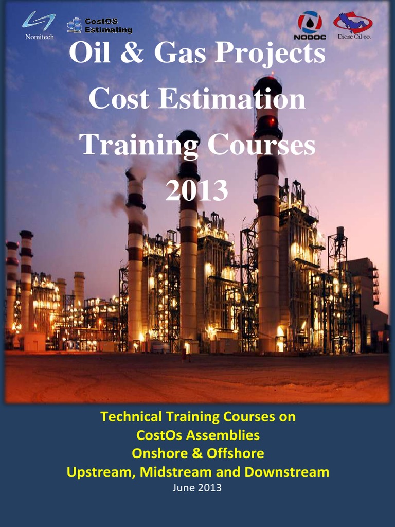 Oil & Gas Cost Estimation Training | PDF | Casing (Borehole ...