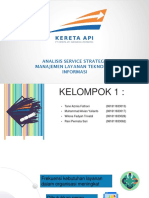 Analisis Service Strategy PT - Kereta Api Indonesia