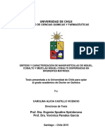 Sintesis y Caracterizacion de Nanoparticulas de Niquel Cobalto y Mezclas Niquel Cobalto Dispersadas en Diferentes Matrices