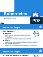 Introduction To Kubernetes